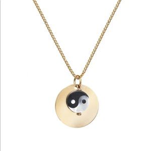 NWOT Kozakh Jewelry Yin Yang Medallion Necklace